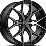 VOSSEN HF6.4 TINTED GLOSS BLACK 9x17 6/135 ET0 CB87.1