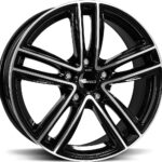 BROCK RC27 BLACK FULL POLISH 7.5x17 5/112 ET41 CB57.1