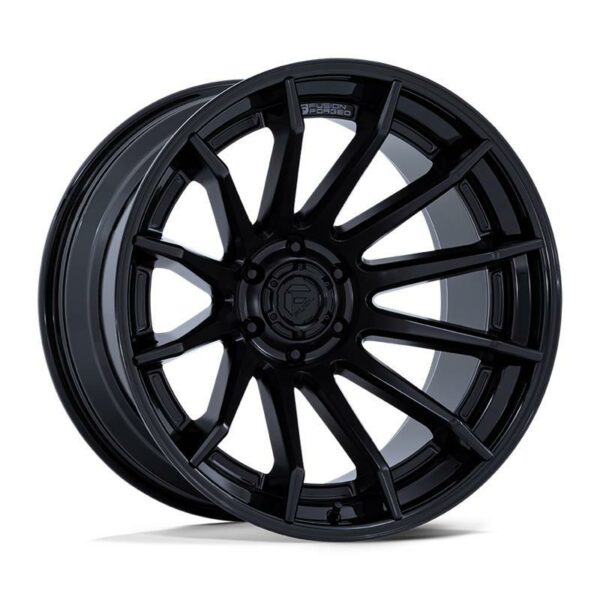 FUEL FC403 BURN MATTE BLACK W/ GLOSS BLACK LIP 10x22 6/139.7 ET-18 CB106.1