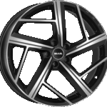 MAK QVATTRO BLACK MIRROR 8,5X 8.5x19 5/19 ET38 CB66.6