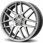 MOMO COMPETIZIONE TITAN SILVER POLISHED 8x19 819 ET45 CB72.3 Alumiinivanteet 136921 1