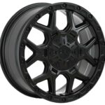 STATUSFÄLGAR D213 FLATBLACK 8x18 5/112-120 ET45 CB74.1