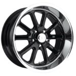 STATUSFÄLGAR UC121 GLOSS BLACK 9.5x18 5/114.3 ET1 CB72.6