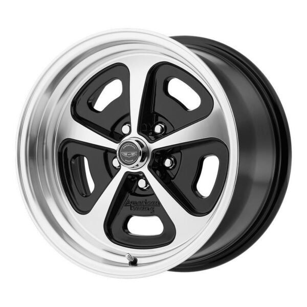 STATUSFÄLGAR VN501 GLOSS BLACK MACHINED 8x15 5/120.65 ET0 CB72.6