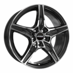 VENUE VL5 BLACK POLISH  5 8x18 8/18 ET30 CB66.6