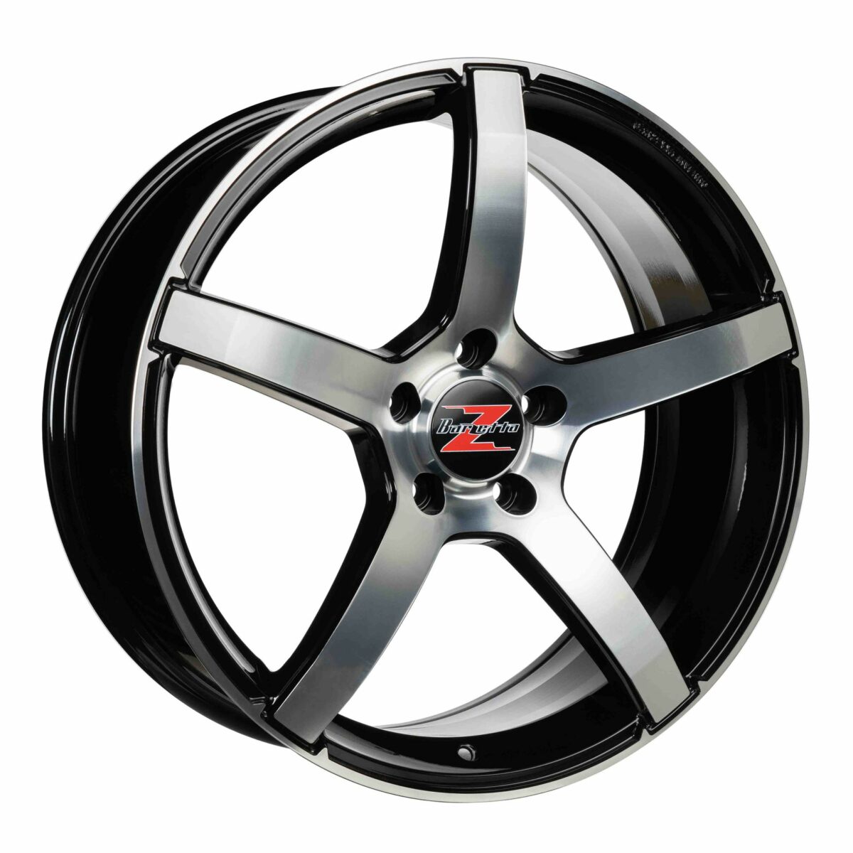 BARZETTA INVERNO BLACK POLISHED 8.5x20 5120 ET35 CB72.6 Alumiinivanteet 138131 1