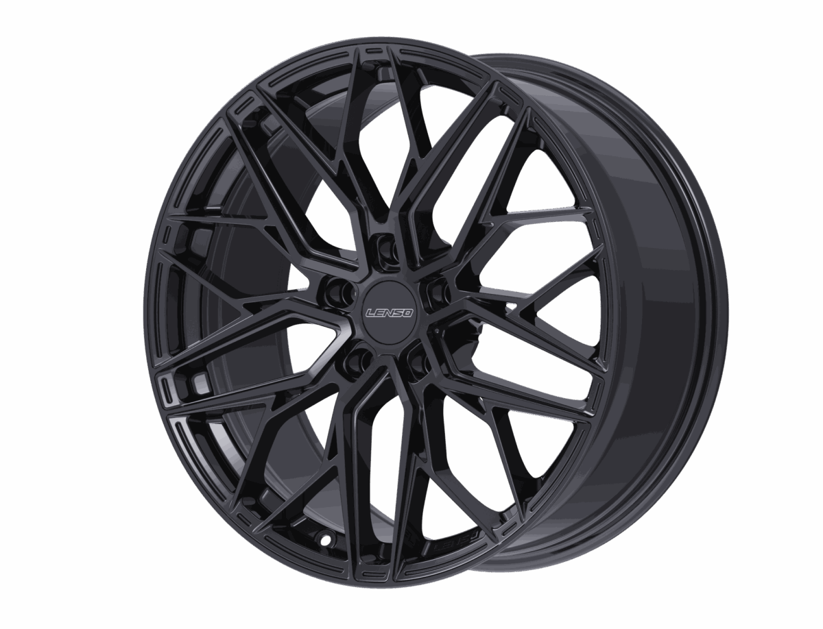 LENSO 8 GLOSSY BLACK 8.5x19 5108 ET40 CB73.1 Vanteet 89750 1
