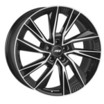 AEZ HAVANNA DARK BLACK/POLISHED 8,5X 8.5x20 5/20 ET38 CB66.6