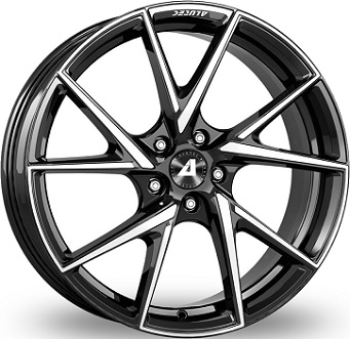 ALUTEC ADX.01 DIAMOND BLACK FRONTPOLISHED 7.5x18 518 ET38 CB63.3 Alumiinivanteet 140435 1