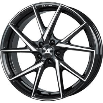 ALUTEC ADX.01 DIAMOND BLACK FRONTPOLISHED 7.5x18 518 ET45 CB63.3 Alumiinivanteet 140436 1