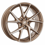 ALUTEC ADX.01 METALLIC-BRONZE FRONTPOLISHED  4X 7x17 7/17 ET18 CB65.1