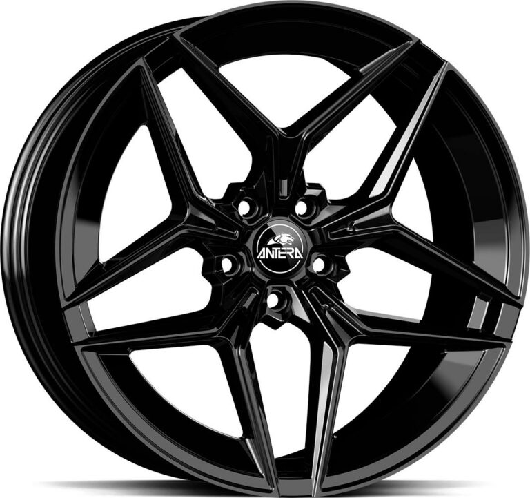 ANTERA A107 PIANO BLACK 8x18 5112 ET45 CB66.6 Alumiinivanteet 142417 1