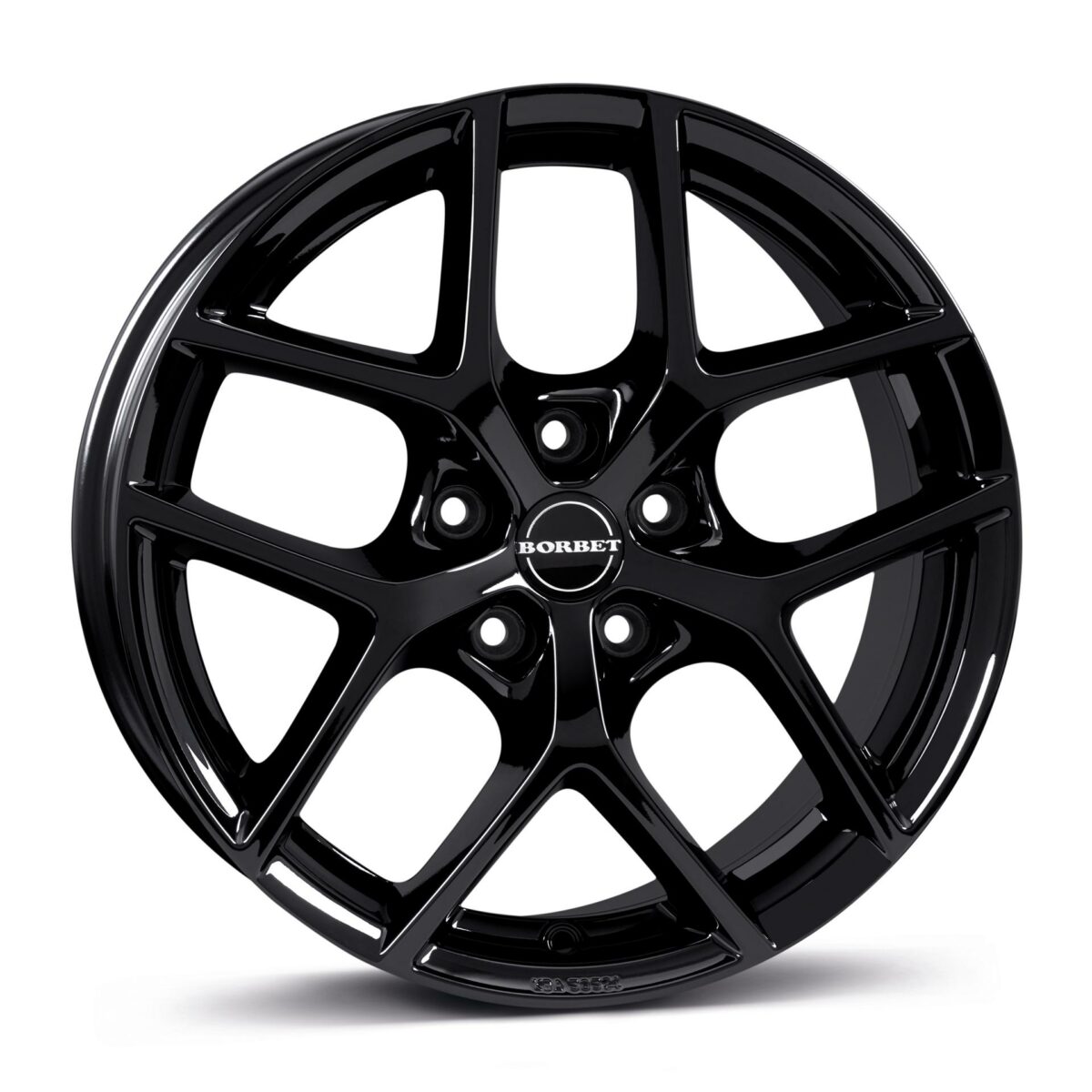 BORBET Y BLACK GLOSS 8.5x20 5/112 ET45 CB66.5 - Image 1