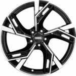 FONDMETAL ATENA GLOSSY BLACK MACHINED  5X112 8x18 8/18 ET40 CB57.1