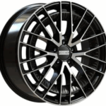 FONDMETAL KARI GLOSSY BLACK MACHINED  5X1 8.5x20 5/20 ET50 CB66.6