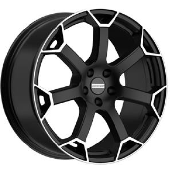 FONDMETAL ZEPHYRUS MATT BLACK MACHINED 5X1 8.5x19 519 ET32 CB66.6 Alumiinivanteet 138277 1