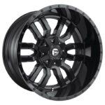 FUEL FC596 MATTE BLACK GLOSS BLACK LIP 8x18 5/114.3-120 ET35 CB72.6
