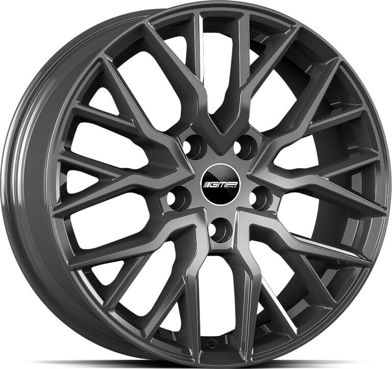 GMP BOOSTER GLOSS ANTHRACITE 8x18 6120 ET45 CB74.6 Alumiinivanteet 142301 1