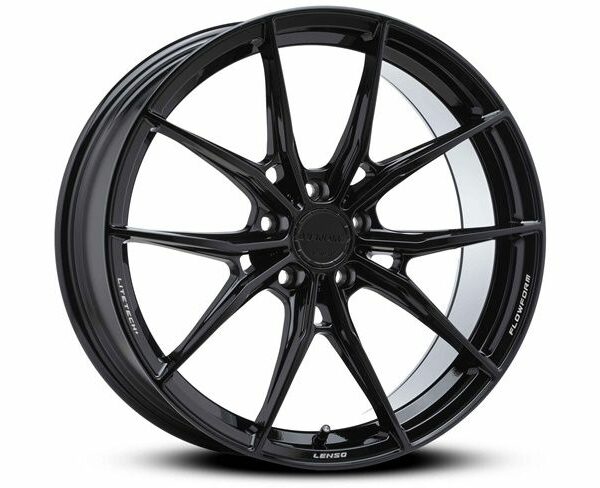LENSO VENOM GLOSSY BLACK 8.5x19 5/114.3 ET35 CB64.1