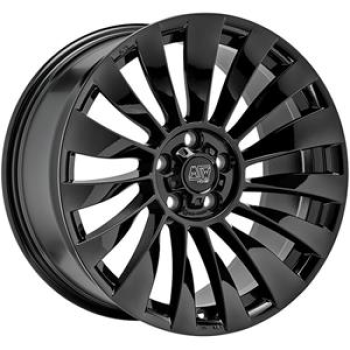 MSW 37T GLOSS BLACK 95X 9.5x20 520 ET45 CB64.1 Alumiinivanteet 142053 1