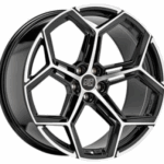 MSW 53 GLOSS BLACK FULL POLISHED 10,5 10.5x22 5/22 ET19 CB66.6