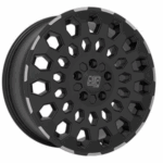 MSW 99 VAN MATT BLACK LIP POLISHED 8x17 817 ET45 CB65.1 Alumiinivanteet 142055 1