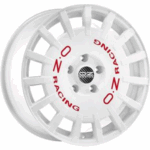 OZ RACING RALLY RACING RACE WHITE RED LETTERING  5X114 8x18 8/18 ET45 CB75