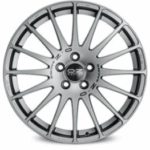 OZ RACING SUPERTURISMO GT GRIGIO CORSA BLACK LETTERING  5X1 7.5x17 5/17 ET50 CB75