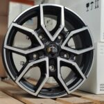 RAMTO TF16 BLACK MATT POLISHED 6.5x16 5/160 ET57 CB65.1