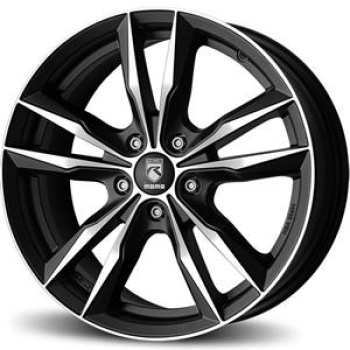 REDS FAST MATT BLACK POLISHED 65X1 6.5x16 516 ET40 CB72.3 Alumiinivanteet 141340 1