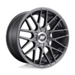 STATUSFÄLGAR MATTE ANTHRACITE 8.5x19 5/112 ET45 CB66.5