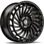 STATUSFÄLGAR SCF-K BLACK GLOSSY 8x19 5/112 ET45 CB66.6