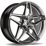 STATUSFÄLGAR SCF-M DIAMOND HYPER BLACK 8.5x19 5/112 ET35 CB66.6