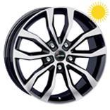 STATUSFÄLGAR UTECA GLOSS BLACK POLISHED 8x18 5/114.3 ET45 CB70