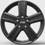 STW CARGO BLACK GLOSSY 6.5x16 5/130 ET62 CB78.1