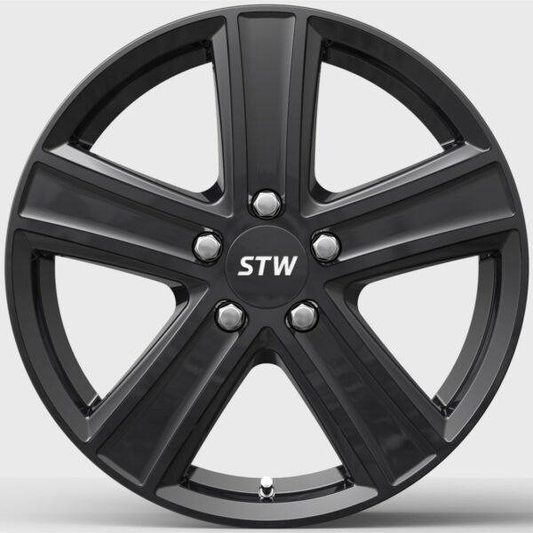 STW CARGO BLACK GLOSSY 6.5x16 5130 ET62 CB78.1 Alumiinivanteet 138726 1.jpeg