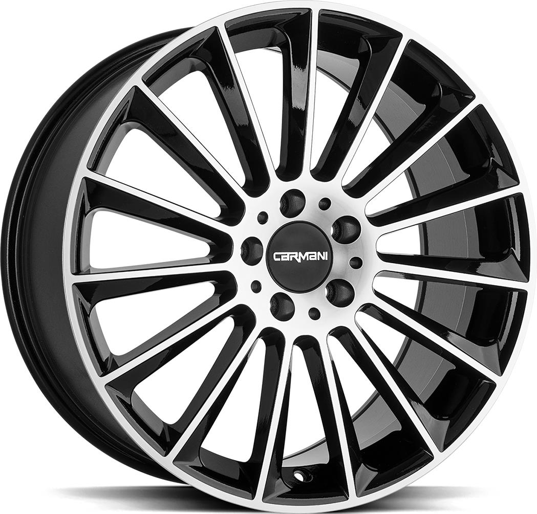 CARMANI-FRITZ-BLACK-POL-9.5x20-5112-ET50-CB66.6_Alumiinivanteet_146100_1.jpeg CARMANI FRITZ BLACK POL 9.5x20 5/112 ET50 CB66.6 - Image 1