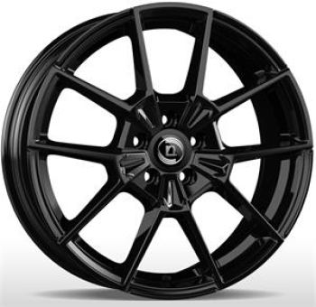 DIEWE NEVE GLOSSY BLACK 8.5x19 5/19 ET42 CB57.1