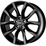 MAK HIGHLANDS MATT BLACK 8,5X 8.5x20 5/20 ET42 CB84.1