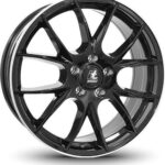 STATUSFÄLGAR KIRA BLACK LIP POLISHED 7x17 5/114.3 ET45 CB45