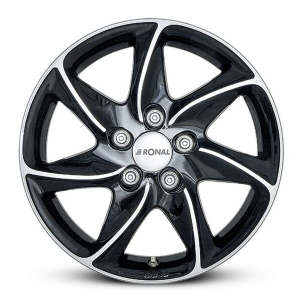 STATUSFÄLGAR R51 BLACK POLISHED 8x17 5/112 ET45 CB76