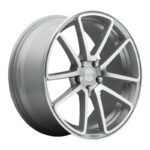 STATUSFÄLGAR RC120 GLOSS SILVER MACHINED 8.5x19 5/112 ET45 CB66.5