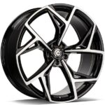 STATUSFÄLGAR BLASTER BLACK FRONT POLISHED 9x21 5/112 ET25 CB66.5
