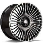 STATUSFÄLGAR HURRICANE BLACK FRONT POLISHED 11x21 5/112 ET47 CB66.6