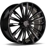 STATUSFÄLGAR MF.12 BLACK GLOSSY 8.5x20 5/112 ET25 CB66.6