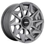 STATUSFÄLGAR RC128 MATTE ANTHRACITE 8.5x19 5/112 ET45 CB66.6