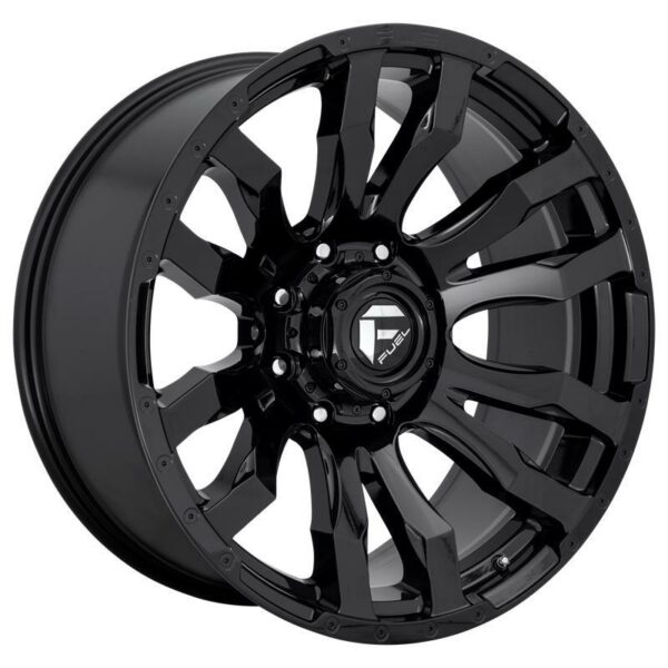 FUEL FC675 GLOSS BLACK 9x18 6/139.7 ET20 CB106.1