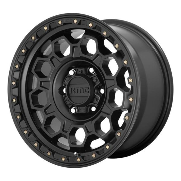 KMC KM545 SATIN BLACK 8x17 6/139.7 ET35 CB100.3