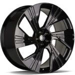 STATUSFÄLGAR IMPERIAL BLACK GLOSSY 10x22 5/112 ET20 CB66.5