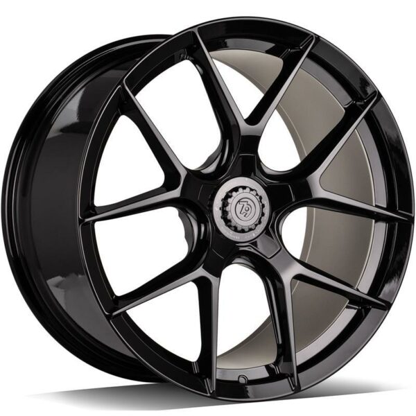 STATUSFÄLGAR MF.8 BLACK GLOSSY 10x20 5/112 ET19 CB66.6